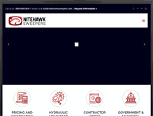 Tablet Screenshot of nitehawksweepers.com